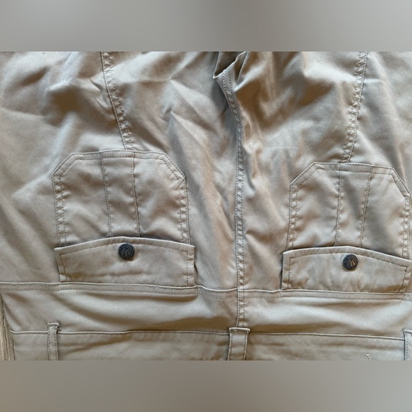 Prana Womens Green Nylon Straight Leg Outdoor Breathe Pants Zippable Size 14 - Picture 7 of 9